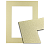 9349 Passe-partout - Metalic goud met witte kern