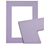 WT4467 Passe-partout - Lavendel paars met witte kern