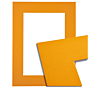 9736_4693 Passe-partout - Oranje met witte kern