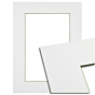 126224 Passe-partout - Wit met groene kern