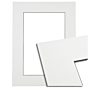 66224_5754 Passe-partout - Wit met zwarte kern