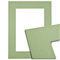WT4489 Passe-partout - Zacht groen met witte kern