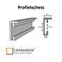 125-056 Aluminium Wissellijst - Wit - Sion